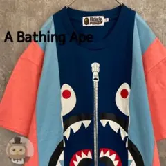 【美品】アベイシングエイプ シャーク Tシャツ 半袖 古着 shark メンズ