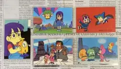Dr.スランプ アラレちゃん　ラミネートカード　5枚セット　当時物