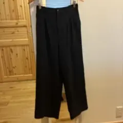 FREAK'S STORE タックパンツ　ネイビー