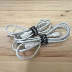 Lightningケーブル 0.9mホワイト２本セット