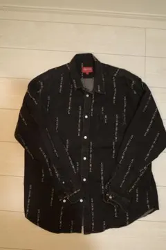 【訳あり】Supreme デニムシャツ ブラック Lのサムネイル