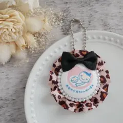 《s13》完成品 マタニティマーク マタニティロゼット ヒョウ柄 レオパード柄