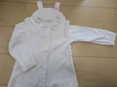 クーラクール ウサ耳襟 長袖シャツ 100cm