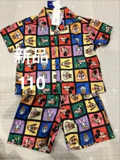 新品　RELA ディズニー ミッキーフレンズ　上下セット　セットアップ　90cm