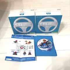 Wii U ハンドル2個 + マリオカート8