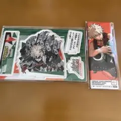 僕のヒーローアカデミア　ヒロアカ　爆豪勝己 バースデーアクリルスタンド　缶バッチ