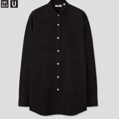 UNIQLO U コーデュロイワイドフィットスタンドカラーシャツ