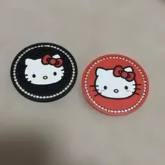 【未使用品】Hello Kitty 車用ドリンクホルダー コースター 2枚セット