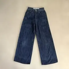 niko and… jeans ニコアンドジーンズ　ワイドデニム　XSサイズのサムネイル