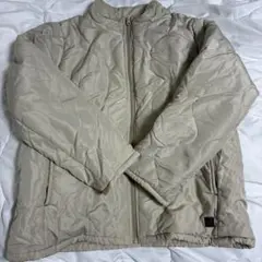 ベージュ キルティングジャケット