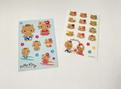 サンリオ 日焼けキティ シール ２枚まとめ売り