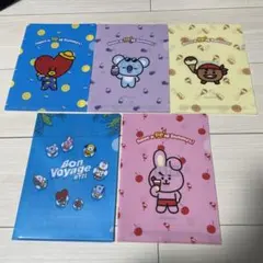BT21 夏のクリアファイル 5枚セット、4枚セット