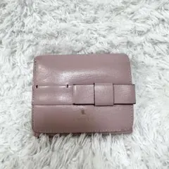 【ランバンオンブルー】完売品☆シャリテ　内BOX二つ折り財布　ピンク