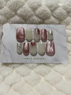 【現品販売】マグネットネイル✳︎赤ネイル✳︎ピンクネイル✳︎結婚式✳︎成人式✳︎卒業式✳︎