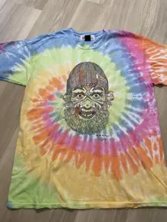 WANIMA バンドTシャツ タイダイ染め ビッグプリント L マルチカラー