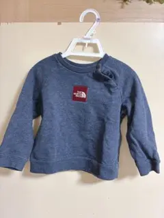 THE NORTH FACE グレー　ネイビー トレーナー 80 ベビー
