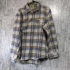 Crocodile 長袖シャツ チェック柄 Lサイズ