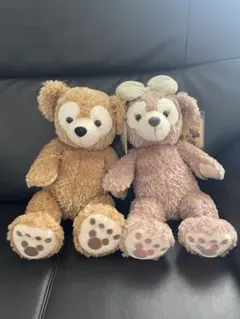 ディズニー　ダッフィー &シェリーメイ　ぬいぐるみ2体