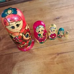 ヴィンテージ マトリョーシカ 4体セット ロシア ソ連 - メルカリ
