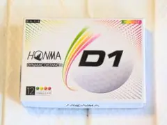 【新品未開封】本間ゴルフボール D1マルチカラー1ダース#5-8（2020年）のサムネイル