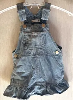 branshes 裾フリルジャンパースカート 90cm