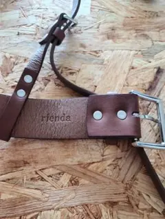 rienda ブラウンレザーベルト