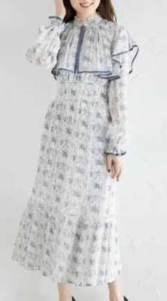 トッコクローゼットの春ワンピース、薄手で、春先のデートやお出掛け結婚式にピッタリ