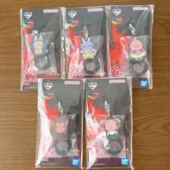 一番くじ　ドラゴンボール　リングストラップ　全5種コンプリートセット