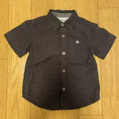 【よりどり３点999円】 夏服　チェック柄　半袖シャツ　2T