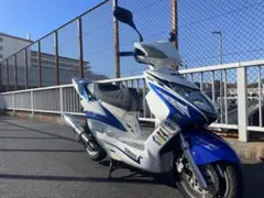 Yamaha シグナスX SE４４Ｊ28sホワイト/ブルー カスタムスクーター