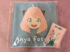 【非売品】SPY×FAMILY アーニャ　冷感タオル・ステッカーセット