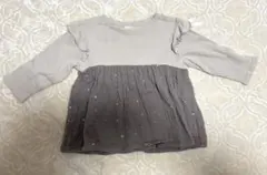 ベビー服 tete a tete トップス チュニック ベージュ 80