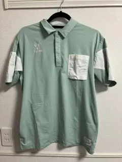 hummel ミントグリーン ポロシャツ Oサイズ