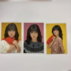 中森明菜　プロマイド　3枚セットのサムネイル
