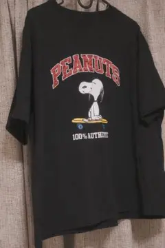 [早い者勝ちセール]PEANUTS スヌーピー Tシャツ ブラック Lサイズ