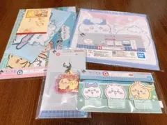 ちいかわ　一番くじ　H賞　G賞　F賞　タオル　クリアファイル　ステーショナリー