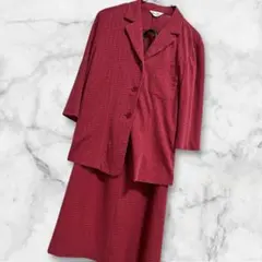 ★美品★ セットアップ レトロ ジャケット スカート 古着 上品