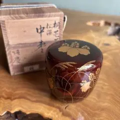桜造 秋草鶴蒔絵盛香合 香斎作 共箱 - メルカリ
