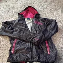 Reebok ドット柄 フード付きジャケット