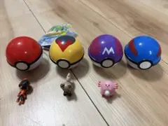 ポケモンゲットコレクションズ　モンスターボール フィギュア 5体セット