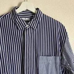 UNIQLO ユニクロ +J オーバー シャツ ストライプ M