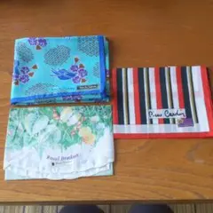 綿ハンカチ　3枚セット