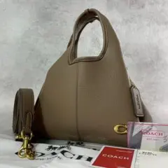 ✨極美品✨コーチ　ラナ　ショルダーバッグ 23 2way Cロゴ　グレージュ