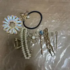 ヘアアクセサリー まとめ売り ヘアピン ヘアゴム バンスクリップ セット