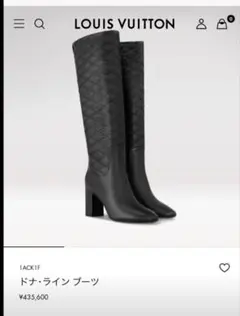 LOUIS VUITTON ドナ・ライン ブーツ　36サイズ　美品のサムネイル