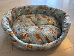 柴犬柄クッションベッドのサムネイル