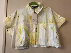 ZARA ショート丈シャツトップス