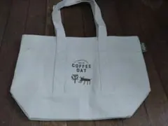 COFFEE DAY トートバッグ ホワイト キャンバス