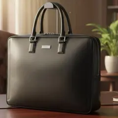 美品✨バーバリー　ブリーフケース　ビジネスバッグ　黒　A4 サフィアーノレザー