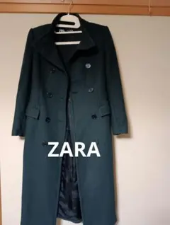 ZARAコート深緑色のサムネイル